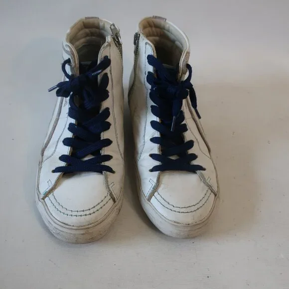 Womens Golden Goose GGDB-Slide White High Top Star Sneakers 36/US 6 - Picture 2 of 9